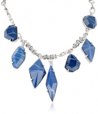 Kenneth Cole New York Oceans Blue Geometric Stone Necklace, 22 Kenneth Cole New York Oceans Blue Geometric Stone Necklace, 22