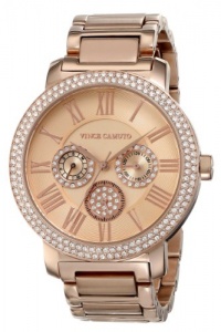 Vince Camuto Women's VC/5000RGRG Swarovski Crystal Accented Rose Gold-Tone Multi-Function Bracelet Watch Vince Camuto Women's VC/5000RGRG Swarovski Crystal Accented Rose Gold-Tone Multi-Function Bracelet Watch