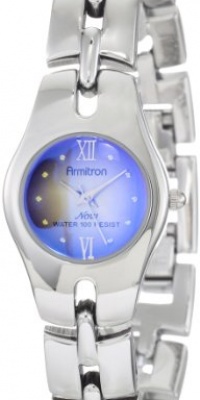 Armitron Women's 752453BLU NOW Silver-Tone Teal Degrade Dial Dress Watch Armitron Women's 752453BLU NOW Silver-Tone Teal Degrade Dial Dress Watch