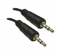 Professional Cable ST35MM-06 Stereo 3.5 mm 6 Feet M/M Cable - Black Professional Cable ST35MM-06 Stereo 3.5 mm 6 Feet M/M Cable - Black