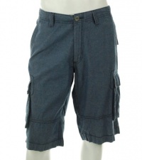 INC International Concepts Solid Blue Chambray Long Shorts INC International Concepts Solid Blue Chambray Long Shorts