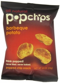 Popchips, Barbeque, 0.8-Ounce Single Serve Bags (Pack of 24)
