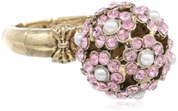 Betsey Johnson Iconic Hearts & Bows Flower Orbital Stretch Ring, Size 7.5 Betsey Johnson Iconic Hearts & Bows Flower Orbital Stretch Ring, Size 7.5