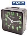 CASIO TQ140 Travel Alarm Clock - Black