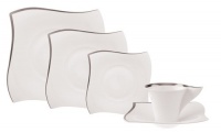 Villeroy & Boch New Wave Premium Platinum 5-Piece Place Setting, Service for 1 Villeroy & Boch New Wave Premium Platinum 5-Piece Place Setting, Service for 1