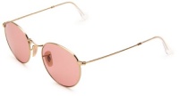 Ray-Ban 0RB3447 Round Sunglasses,Gold Frame/Red Lens,One Size Ray-Ban 0RB3447 Round Sunglasses,Gold Frame/Red Lens,One Size