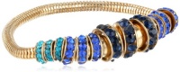 Anne Klein Bright Idea Gold-Tone and Blue Multi-Color Block Bracelet, 2.38 Anne Klein Bright Idea Gold-Tone and Blue Multi-Color Block Bracelet, 2.38