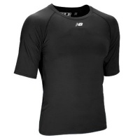 New Balance TMT9313 Short Sleeve Compression Top - XL Black New Balance TMT9313 Short Sleeve Compression Top - XL Black