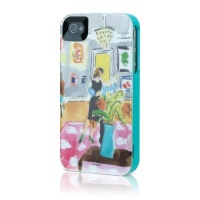 Kate Spade Contour Ks Iphone 4 Dancing Couples Premium Hardshell Cover / Case Kate Spade Contour Ks Iphone 4 Dancing Couples Premium Hardshell Cover / Case
