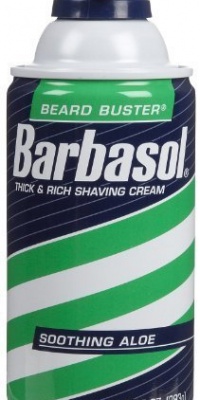Barbasol Thick and Rich Shaving Cream For Men, Soothing Aloe, 10 Ounce Barbasol Thick and Rich Shaving Cream For Men, Soothing Aloe, 10 Ounce