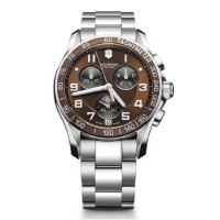 Victorinox Swiss Army Chronograph Classic Brown Dial Men's Watch - V249036