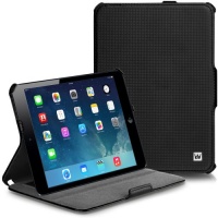 CaseCrown Ace Flip Case (Black Carbon Fiber) for Apple iPad Mini / iPad Mini with Retina Display Tablets (Built-in magnet for sleep / wake feature)