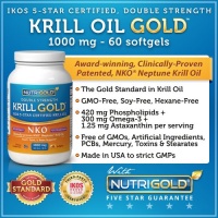 Nutrigold Krill Gold - Neptune Krill Oil (Double Strength NKO), 1000 mg, 60 softgels Nutrigold Krill Gold - Neptune Krill Oil (Double Strength NKO), 1000 mg, 60 softgels