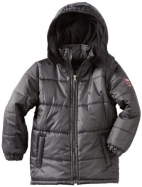 Ixtreme Boys 8-20 Chevron Rip Stop Puffer Jacket, Grey, 14/16 Ixtreme Boys 8-20 Chevron Rip Stop Puffer Jacket, Grey, 14/16
