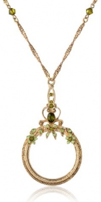 1928 Jewelry Ornate Magnifying Glass Necklace, 30 1928 Jewelry Ornate Magnifying Glass Necklace, 30