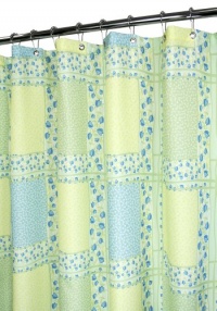Park B. Smith Tulip Patchwork Watershed Shower Curtain, Azure Park B. Smith Tulip Patchwork Watershed Shower Curtain, Azure