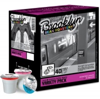 Brooklyn Beans Variety Pack Coffee Single-cup coffee for Keurig K-Cup Brewers for Keurig Brewers, 40 Count Brooklyn Beans Variety Pack Coffee Single-cup coffee for Keurig K-Cup Brewers for Keurig Brewers, 40 Count