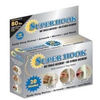 SUPER HOOK - Holds Up To 80 lbs. - Compare To Hercules Hooks SUPER HOOK - Holds Up To 80 lbs. - Compare To Hercules Hooks
