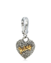 Juicy Couture Crystal Pave Heart Charm