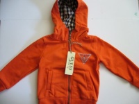 NWT Guess Girl or Boy Orange Long Sleeve Top Hoodie 3t Rp59 NWT Guess Girl or Boy Orange Long Sleeve Top Hoodie 3t Rp59
