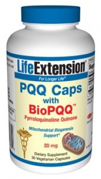 Life extension Pqq Caps W/BiopqqTM 30 Veggie Capsules 20 Mg