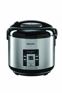 Krups RK7011 10-Cup (Uncooked) 4-in-1 Rice Cooker and Steamer