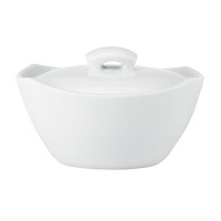 Dansk Classic Fjord Porcelain Casserette Dish, White, Set of 2 Dansk Classic Fjord Porcelain Casserette Dish, White, Set of 2