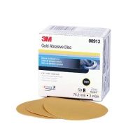 3M 00913 Hookit Gold 3 P400A Grit Disc, (Box of 50) 3M 00913 Hookit Gold 3 P400A Grit Disc, (Box of 50)