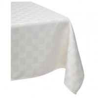 Reflections 60 by 120-Inch Oblong / Rectangle Tablecloth, Pearl Reflections 60 by 120-Inch Oblong / Rectangle Tablecloth, Pearl