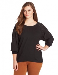 Calvin Klein Women's Plus-Size Studded Dolman Top Calvin Klein Women's Plus-Size Studded Dolman Top