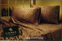 Ralph Lauren Aragon-Animal Pattern Standard Pillowcases Pair Ralph Lauren Aragon-Animal Pattern Standard Pillowcases Pair