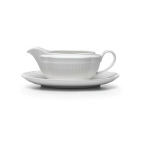 Mikasa Italian Countryside #DD900 Gravy Boat With Tray - 2 Pc Mikasa Italian Countryside #DD900 Gravy Boat With Tray - 2 Pc