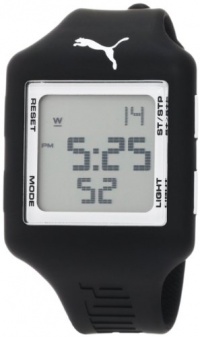 PUMA Men's PU910791010 Slide Large Digital Black White Watch PUMA Men's PU910791010 Slide Large Digital Black White Watch