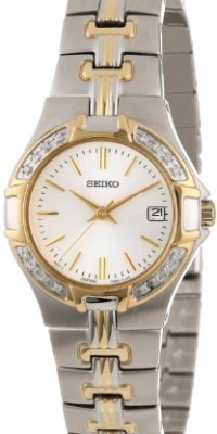 Seiko Women's SXDA42 Diamond Two-Tone Watch Seiko Women's SXDA42 Diamond Two-Tone Watch