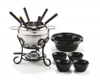 Trudeau Century 15-Piece Stainless-Steel 42-Ounce Fondue Set Trudeau Century 15-Piece Stainless-Steel 42-Ounce Fondue Set
