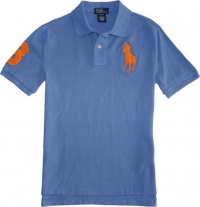 Polo Ralph Lauren Boy's Big Pony Polo (Medium 10/12, Blue Mist) Polo Ralph Lauren Boy's Big Pony Polo (Medium 10/12, Blue Mist)