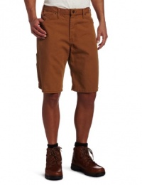 Dickies Men's Relaxed Fit Duck Carpenter Short, Brown Duck, 40