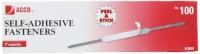 ACCO Economy Self-Adhesive Fastener, 2-Inch Capacity, 2 3/4-Inch Prong to Prong, Box of 100 (A7070020) ACCO Economy Self-Adhesive Fastener, 2-Inch Capacity, 2 3/4-Inch Prong to Prong, Box of 100 (A7070020)