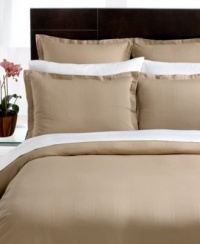 Hotel Collection Stripe MicroCotton 700T Champagne Euro Sham Hotel Collection Stripe MicroCotton 700T Champagne Euro Sham