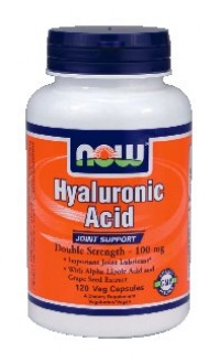 Now Foods Hyaluronic Acid 2X Plus Veg Capsules, 100 mg, 120 Count Now Foods Hyaluronic Acid 2X Plus Veg Capsules, 100 mg, 120 Count