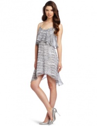 BCBGeneration Women's Layered Tank Dress, White Combo, X-Small BCBGeneration Women's Layered Tank Dress, White Combo, X-Small