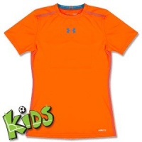 Under Armour Boys' HeatGear® Sonic Fitted Short Sleeve Under Armour Boys' HeatGear® Sonic Fitted Short Sleeve