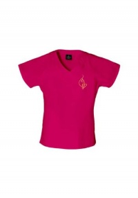 Baby Phat 26800 Signature V-Neck Scrub Top (Large, Fuchsia Pink) Baby Phat 26800 Signature V-Neck Scrub Top (Large, Fuchsia Pink)
