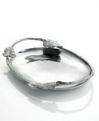 Martha Stewart Collection Serveware, 16 Park Leaves Oval Tray Martha Stewart Collection Serveware, 16 Park Leaves Oval Tray
