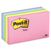 Post-it Notes, 3 x 5-Inches, Assorted Pastel Colors, 5-Pads/Pack Post-it Notes, 3 x 5-Inches, Assorted Pastel Colors, 5-Pads/Pack