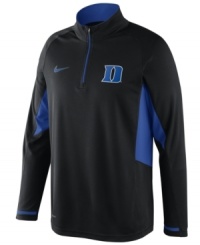 Be the sixth man: cheer loud and proud for your Duke Blue Devils in this NCAA shirt from Nike. Be the sixth man: cheer loud and proud for your Duke Blue Devils in this NCAA shirt from Nike.