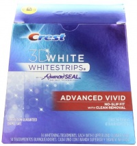Crest 3d White Advanced Vivid Teeth Whitening Strips 14 Count