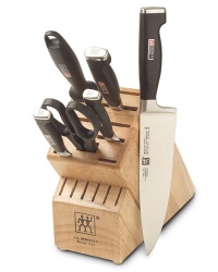 Zwilling J.A. Henckels Twin Four Star II 7-Piece Knife Set with Block Zwilling J.A. Henckels Twin Four Star II 7-Piece Knife Set with Block