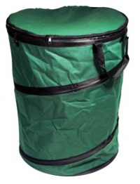 SE GC5002L Extra-Tough Collapsible Leaf Bag with Zippered Lid-Green SE GC5002L Extra-Tough Collapsible Leaf Bag with Zippered Lid-Green