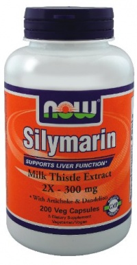 NOW Foods Silymarin/Milk Thistle Extract 2X - 300Mg, 200 Vcaps NOW Foods Silymarin/Milk Thistle Extract 2X - 300Mg, 200 Vcaps